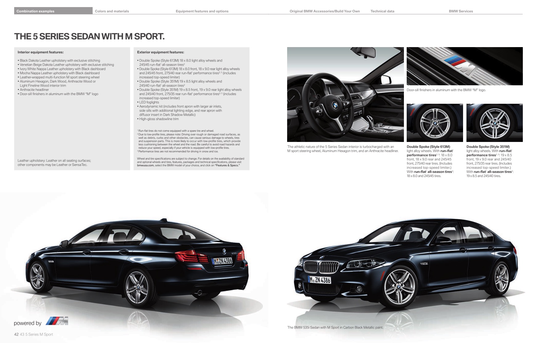 2014 BMW 5-Series Brochure Page 1